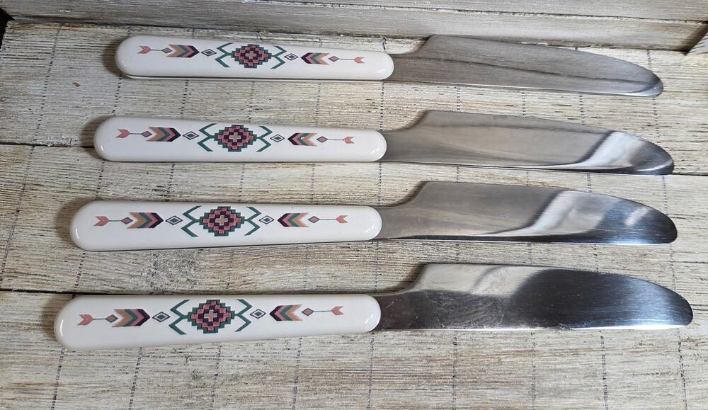 Studio Nova Knives Adirondack pattern Set of 4 Made in China *